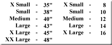 Tech T Sizes
